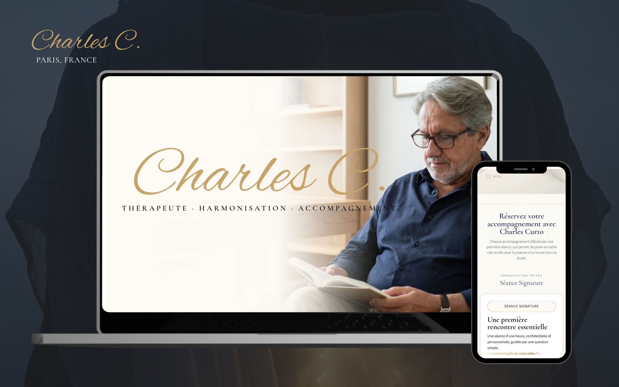 Charles C., therapy personal brand, France 2025