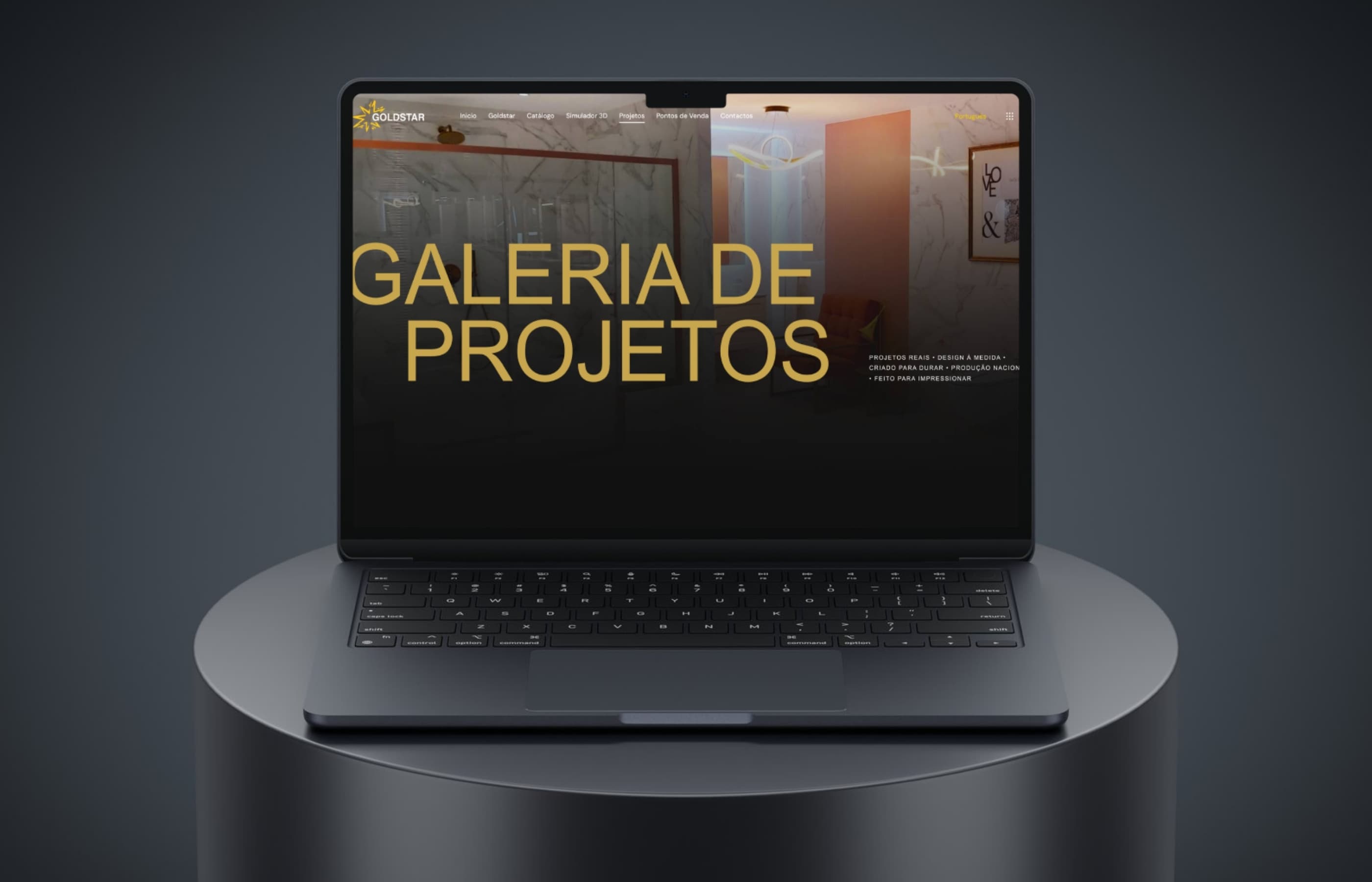 Goldstar MFN, institutional website mfn.pt, full view